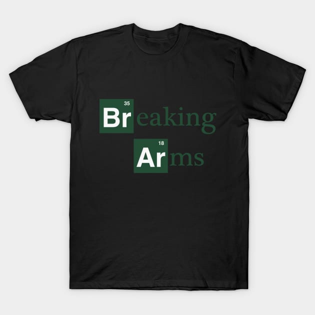 Breaking Arms T-Shirt by FaixaPreta